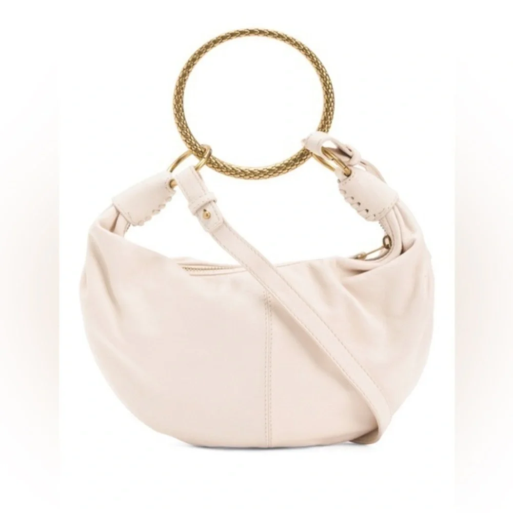 Leather Hobo Bracelet Bag